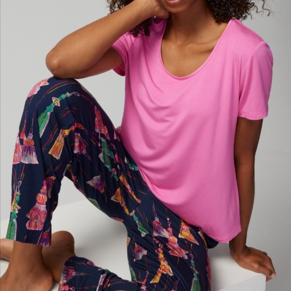 NWT Soma COOL NIGHTS Short Sleeve Pj Set